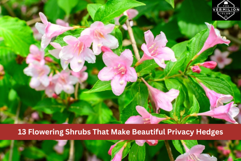 13 Flowering Shrubs That Make Beautiful Privacy Hedges