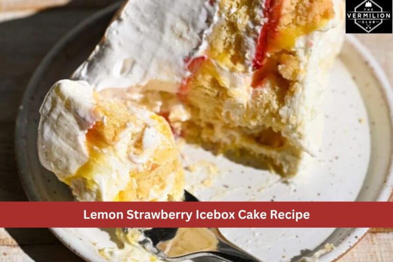 Lemon Strawberry Icebox Cake Recipe