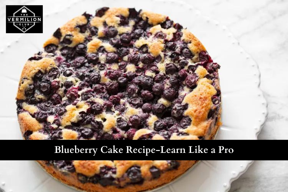 Blueberry Cake Recipe-Learn Like a Pro