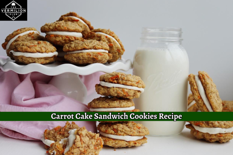 Carrot Cake Sandwich Cookies Recipe