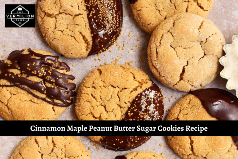 Cinnamon Maple Peanut Butter Sugar Cookies Recipe