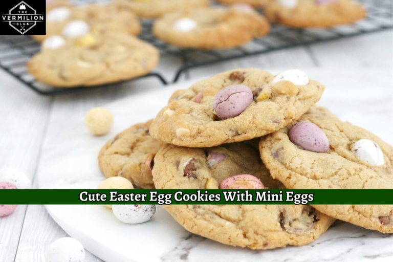 Cute Easter Egg Cookies With Mini Eggs