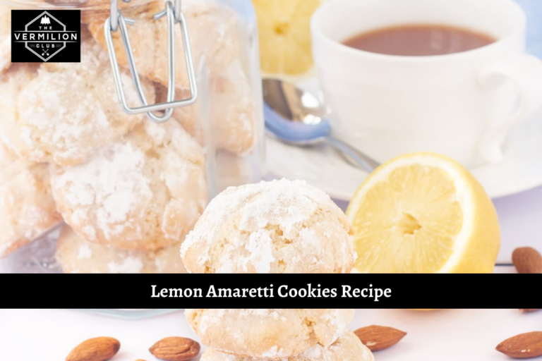 Lemon Amaretti Cookies Recipe