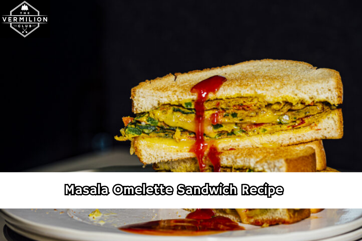 Masala Omelette Sandwich Recipe