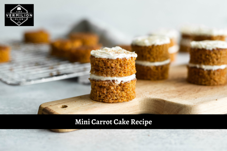 Mini Carrot Cake Recipe