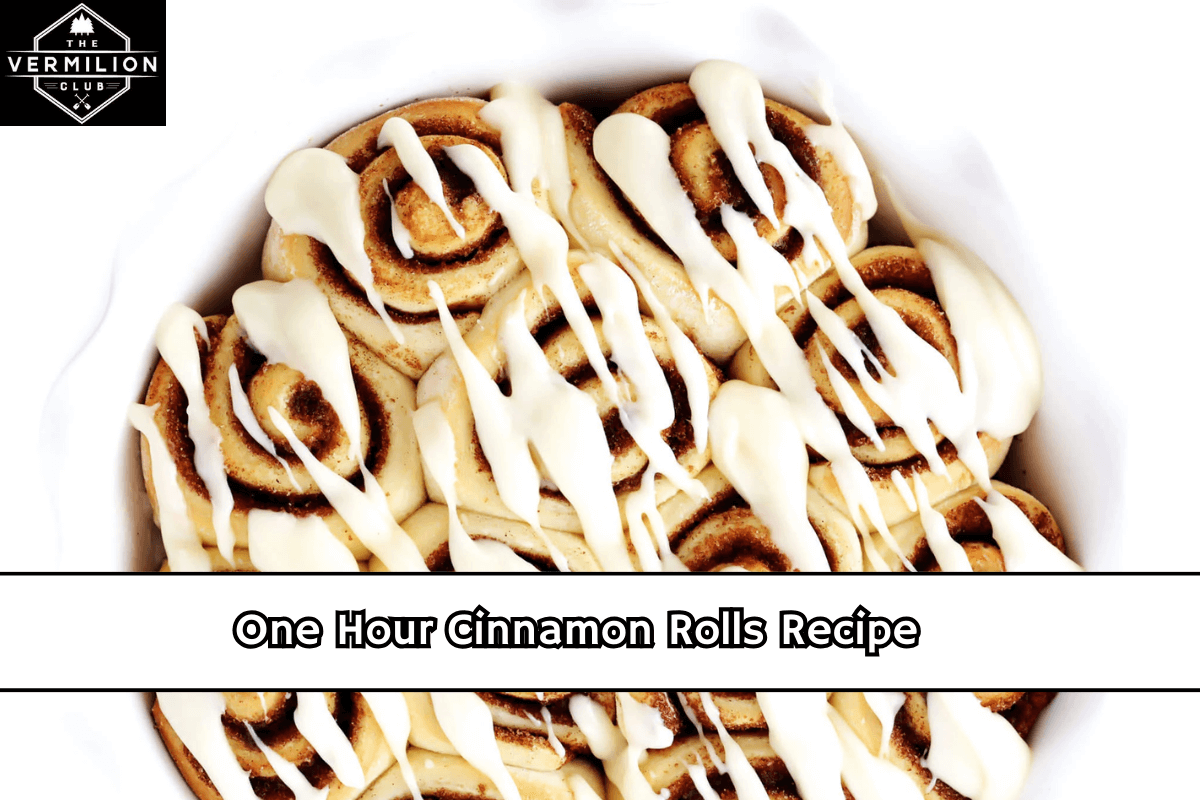 One Hour Cinnamon Rolls Recipe