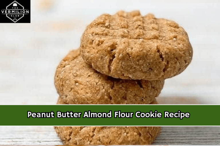 Peanut Butter Almond Flour Cookie Recipe