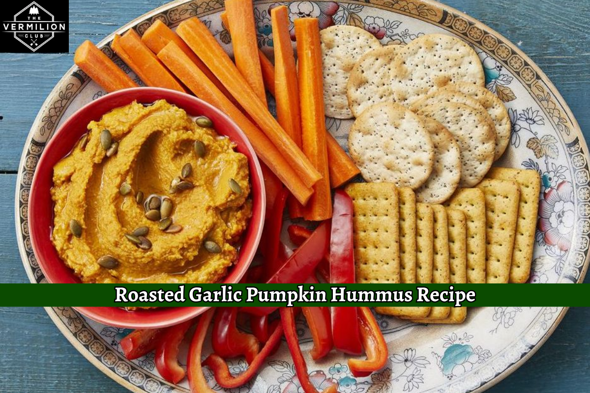 Roasted Garlic Pumpkin Hummus Recipe