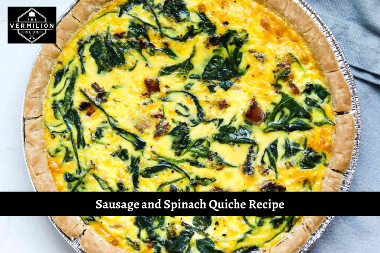 Sausage and Spinach Quiche Recipe