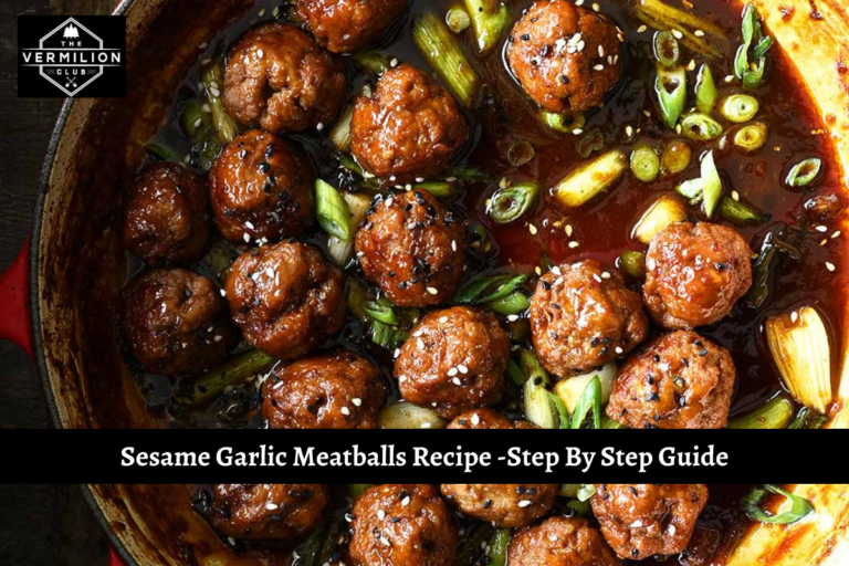 Sesame Garlic Meatballs Recipe