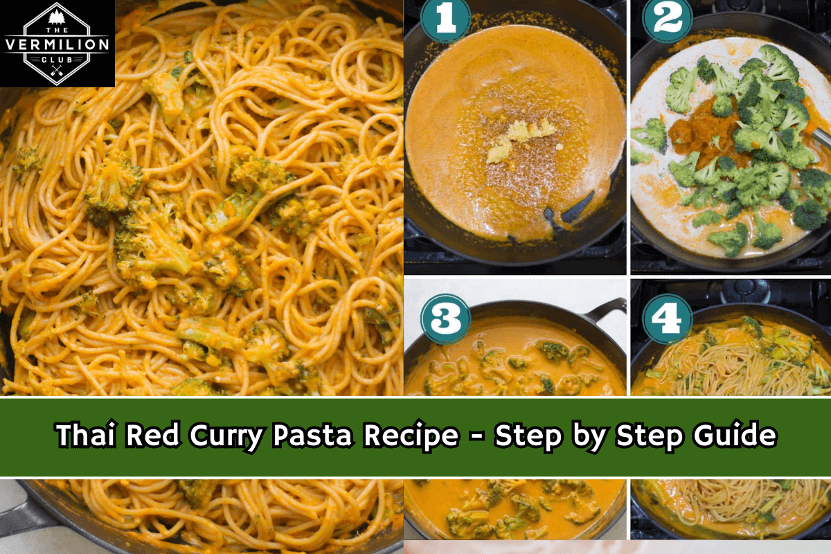Thai Red Curry Pasta Recipe - Step by Step Guide
