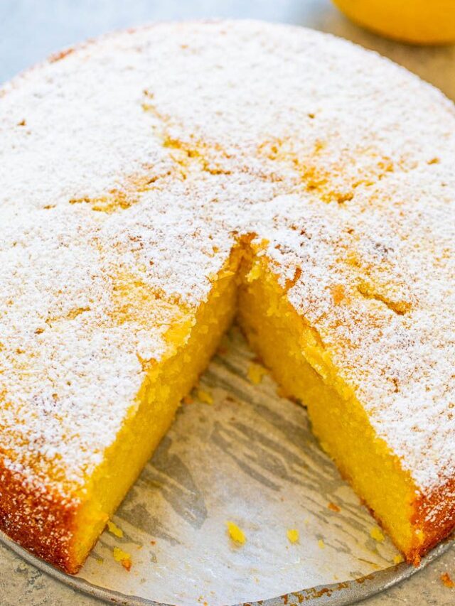 Italian Lemon Olive Oil Cake Recipe