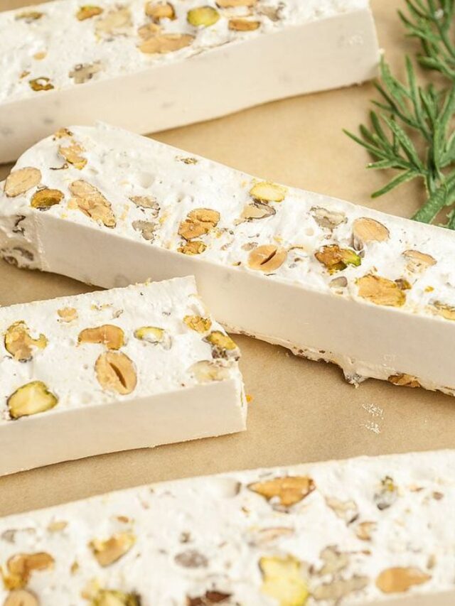 Italian Nougat Candy with Nuts Recipe