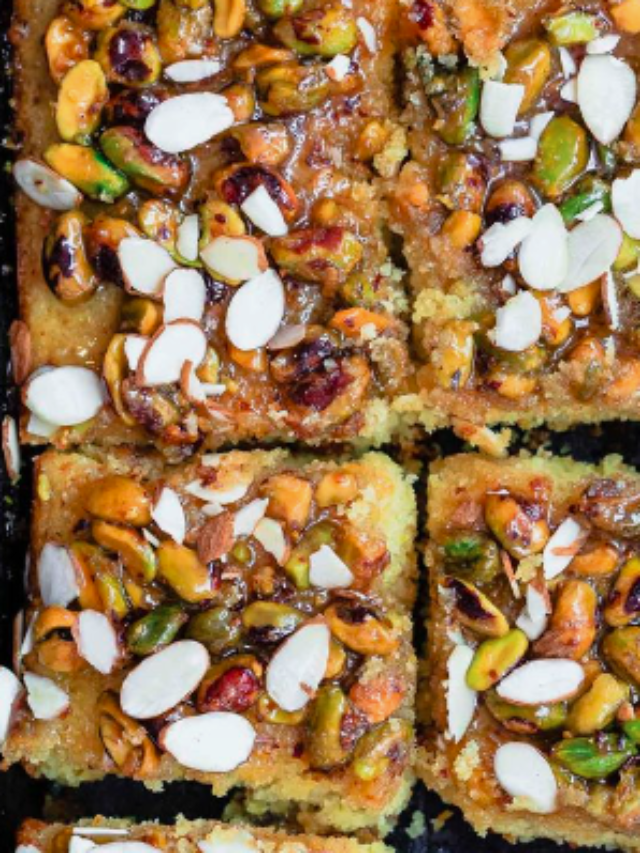 Greek Honey Cake With Orange And Pistachios Recipe