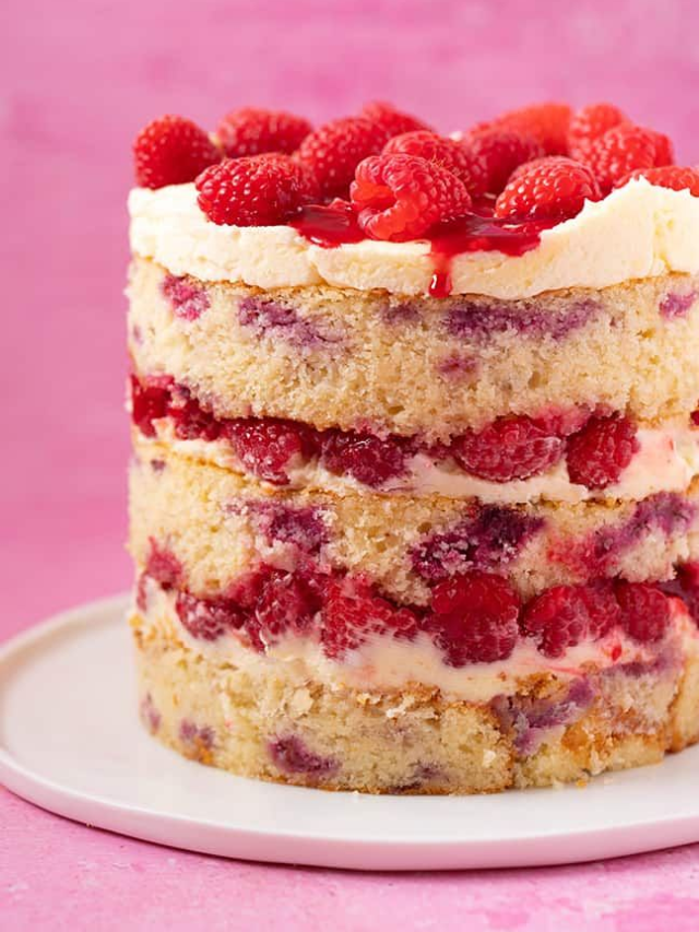 Vanilla Raspberry Cake Recipe