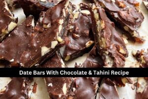 Date Bars With Chocolate & Tahini Recipe