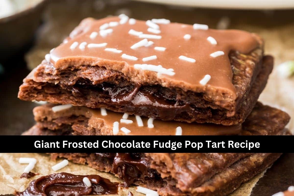 Giant Frosted Chocolate Fudge Pop Tart Recipe