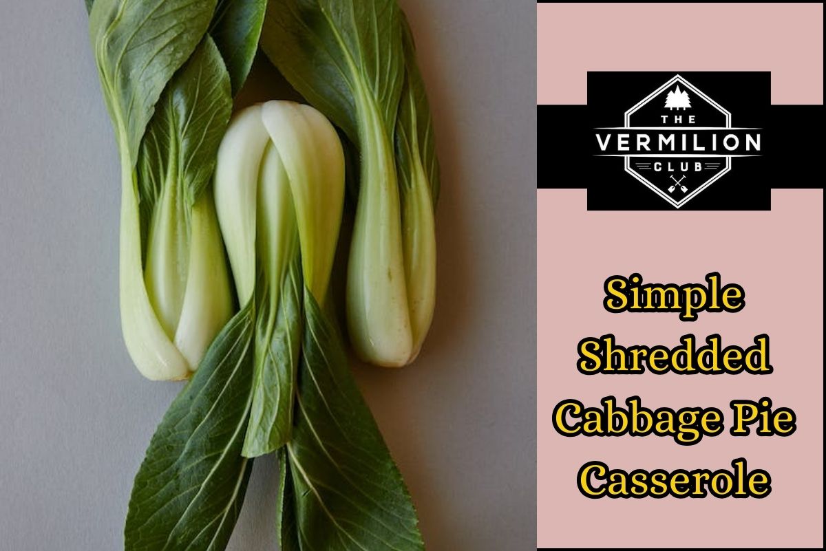 Simple Shredded Cabbage Pie Casserole